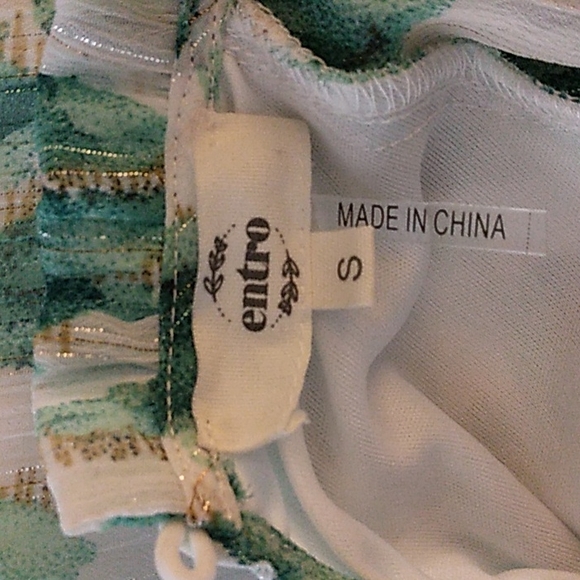 A-2 Entro top balloon sleeves size small - Picture 10 of 12